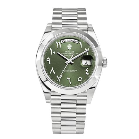 platinum presidential arabic rolex|Rolex platinum day date 40.